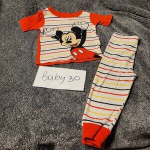 Mickey Mouse 2-Piece Pj Set